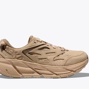 NWB Hoka Clifton Suede Sneakers